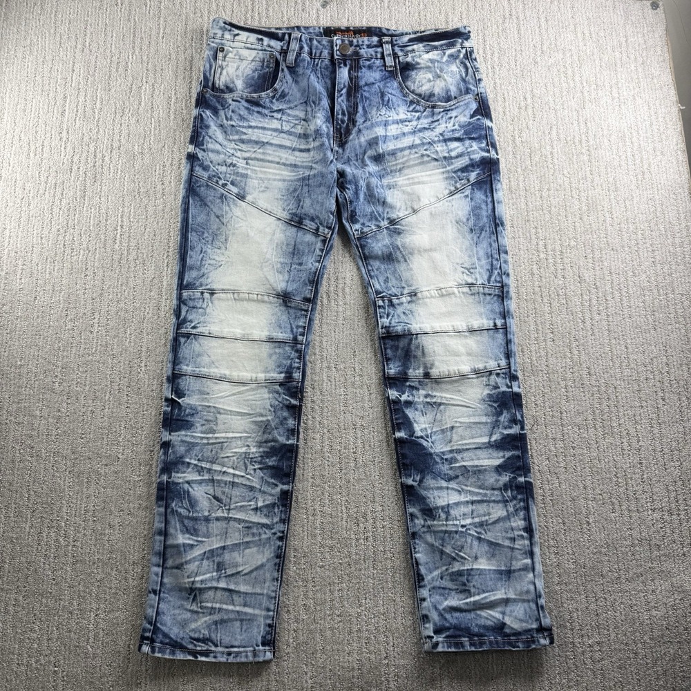 Copper Rivet Acid Washed Jeans Men's Size 36x30 Stretch Denim